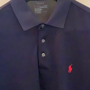 Polo by Ralph Lauren Navy Performance Fabric Classic Polo Shirt